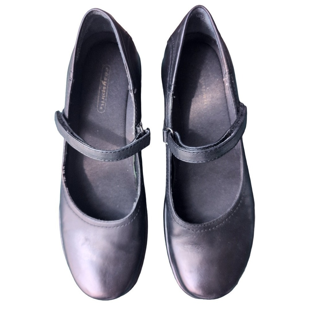 Easy Spirit Women's Eslolynn Black Mary Jane Hook And Eye Closure 7.5 N Comfort